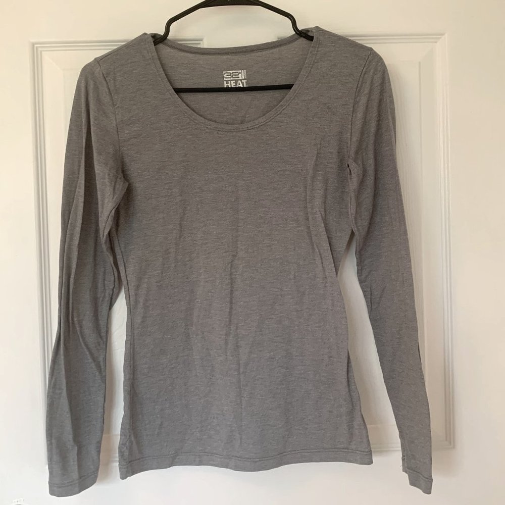 Grey Long sleeve compression shirt, Small